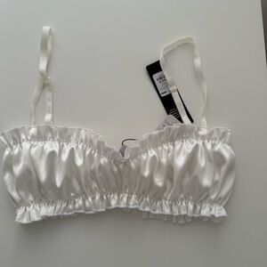 Elegant White Satin set